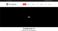 Desktop Screenshot of ducksteinrestoration.com